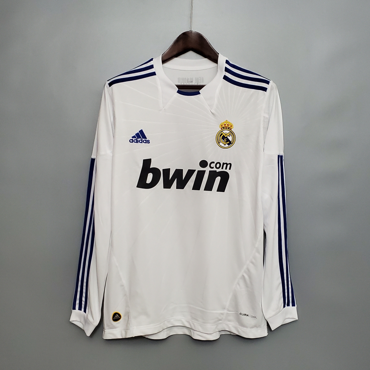 Retro Real Madrid 10/11 Long sleeve home Soccer Jersey