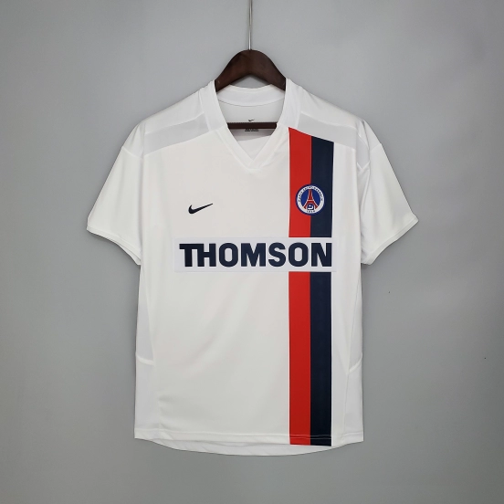 Retro PSG 02/03 away white Soccer Jersey