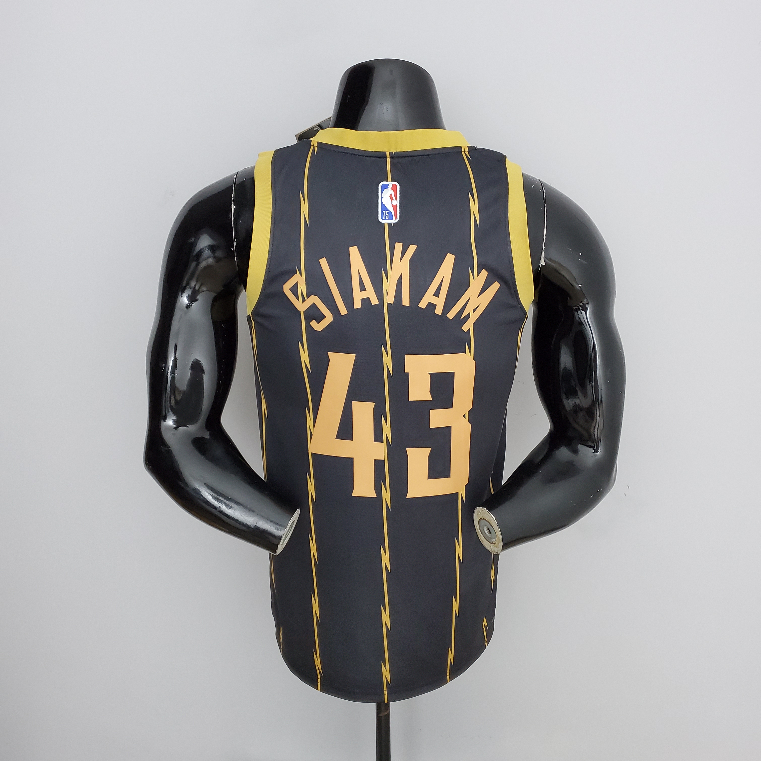 2022 Toronto Raptors SIAKAM#43 City Edition Black NBA Jersey