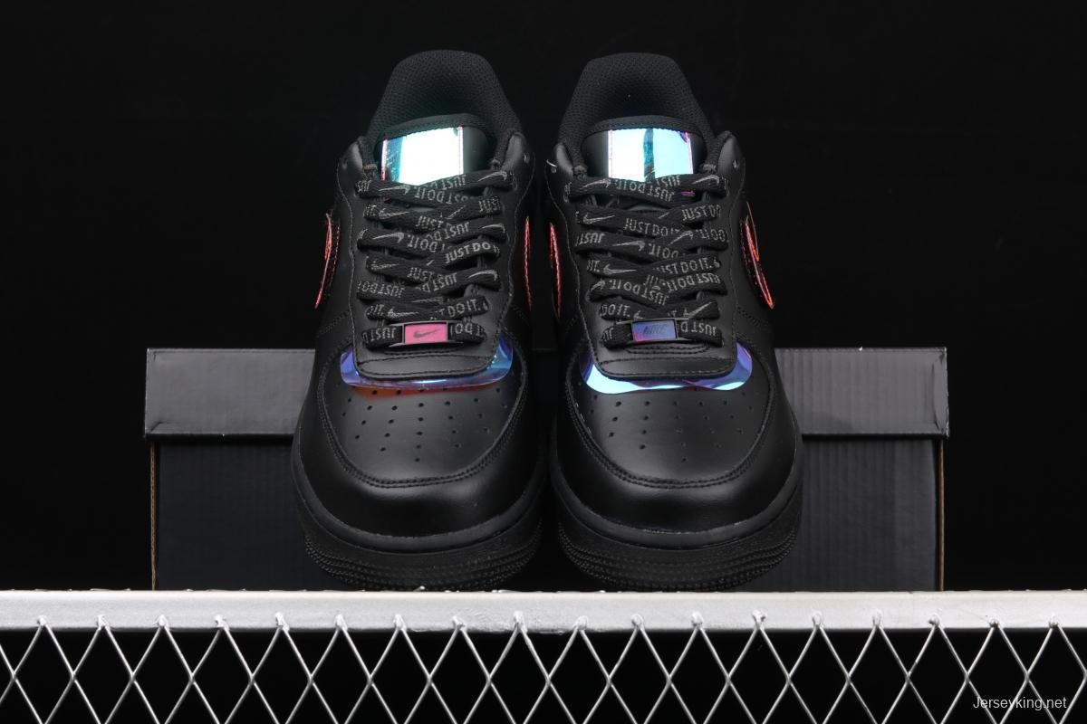 NIKE Air Force 11607 LV8 Good Game video game limits black dazzling laser Velcro low upper board shoes DC0710-101,