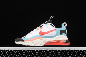 NIKE Air Max 270React new high-frequency mesh hollowing out function half-palm air cushion running shoes DD8498-161,