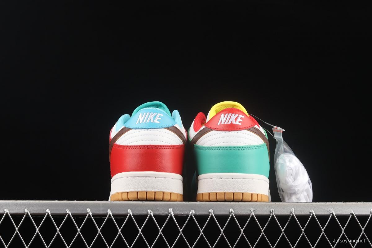 NIKE DUNK Low SE Free.99 asymmetrical mandarin duck SB buckle rebound fashion casual board shoes CZ2496-100