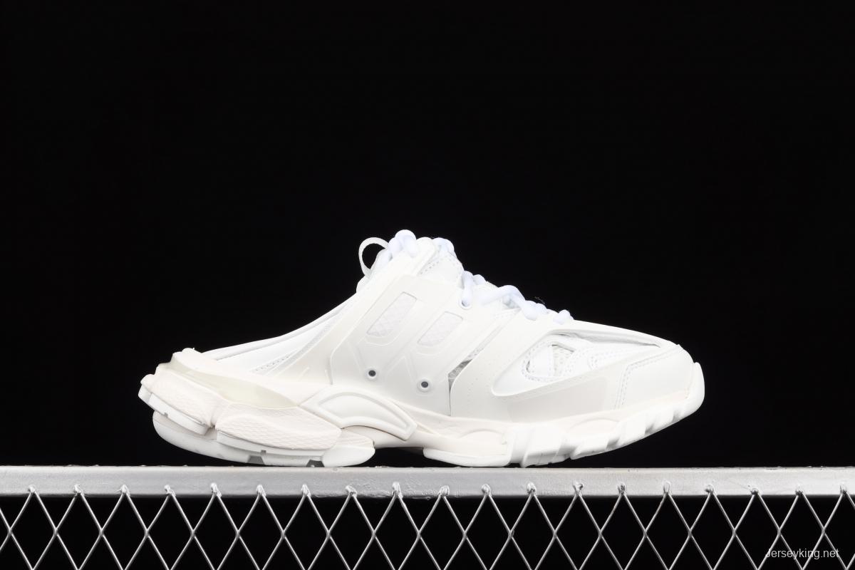 Balenciaga Sneaker Tess s.Gomma MAILLE WHITE/ORANGE 2021ss 3.0 three-generation outdoor concept shoes semi-drag W3CP66509