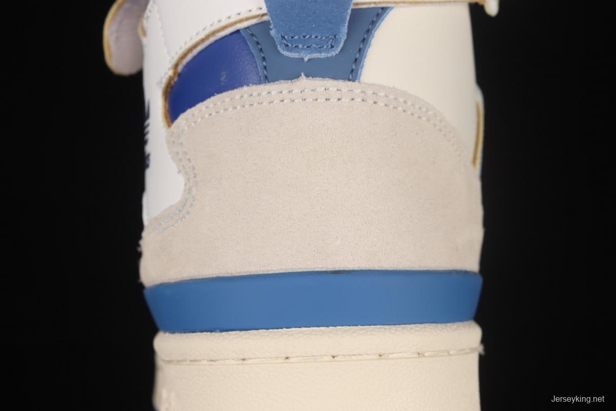 Adidas Forum 84 High Blue ThreAdidas FY7793 popular single classic vintage high top basketball shoes