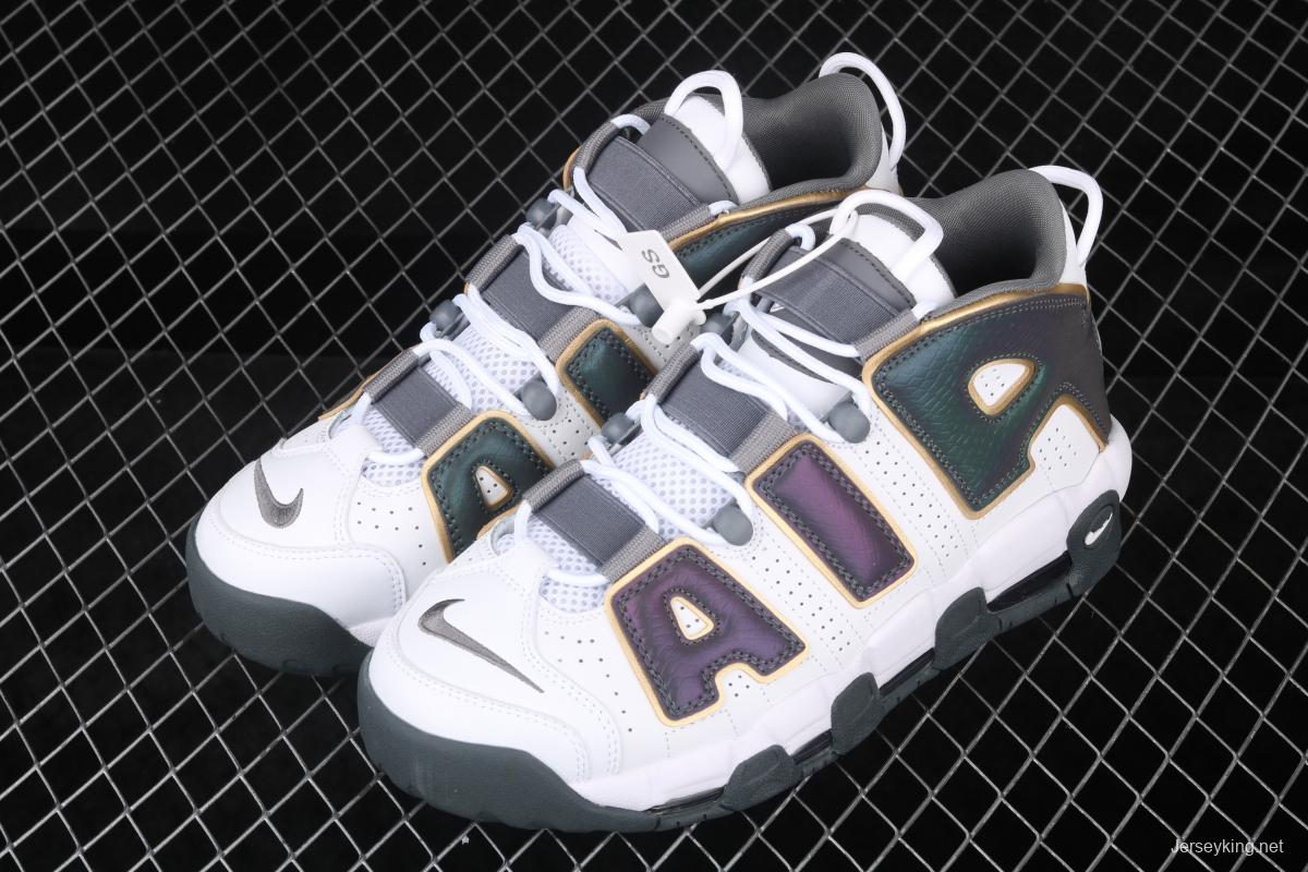 NIKE Air More Uptempo 96 QS Pippen Primary Series Classic High Street Leisure Sports Culture Basketball shoes CQ4583-100