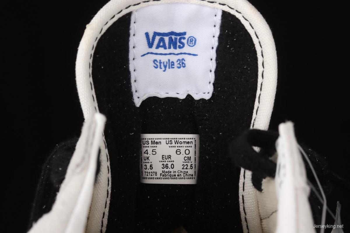 Vans Sk8-Hi Vansananheim's new Oreo retro vulcanized low-top shoes VN0A54F39XG