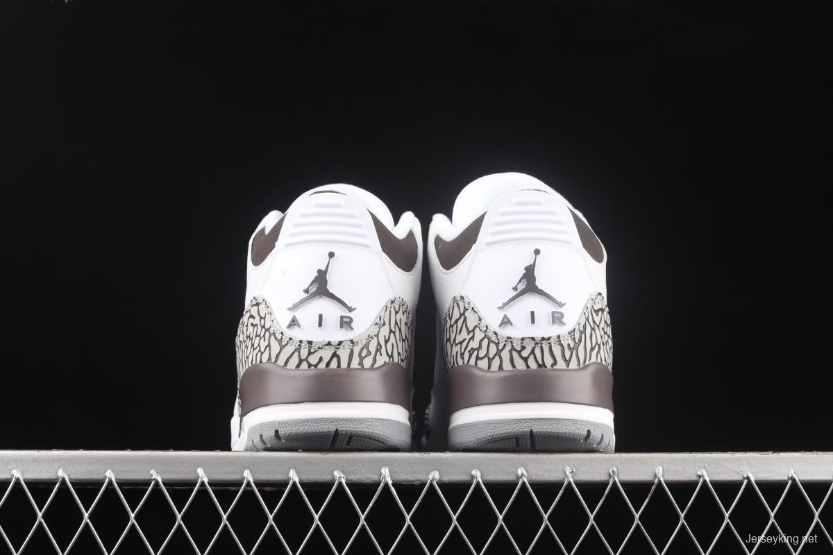 Air Jordan 3 Retro SP Medium Grey AJ3 Joe 3m white ash explosion crack DH3434-110A