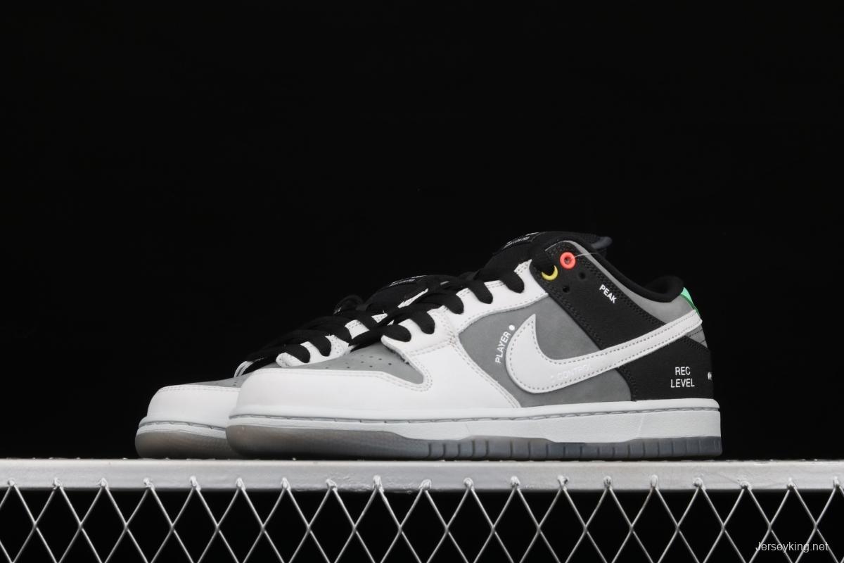 NIKE DUNK SB Low Pro ISO camera jointly named black and gray dunk series retro leisure sports skateboard shoes CV1659-001