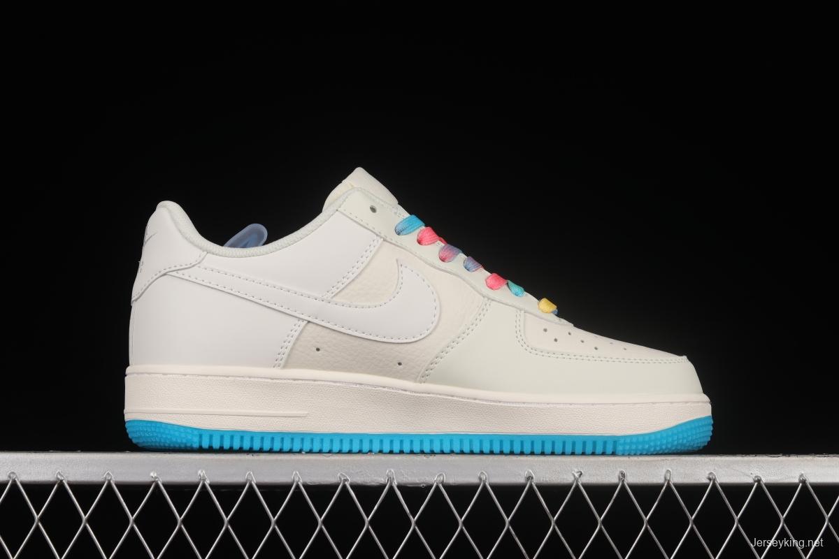 NIKE Air Force 1'07 Low Thermal Sensing Rainbow Low Casual Sneakers DD3396-131