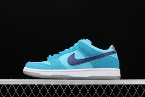 NIKE SB DUNK Low Pro sky blue wool-like low-top casual board shoes BQ6817-400