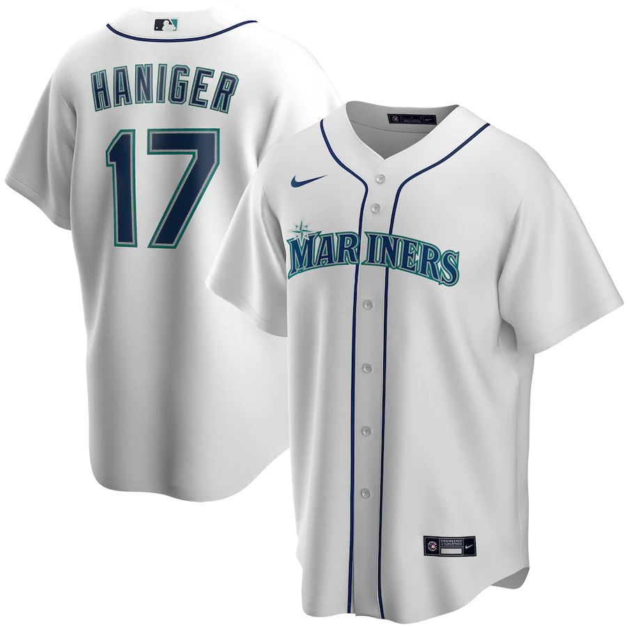 Men's Mitch Haniger White Home 2020 Player Team Jersey