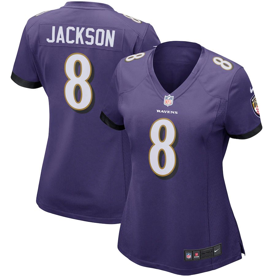Women's Lamar Jackson Purple Player Limited Team Jersey