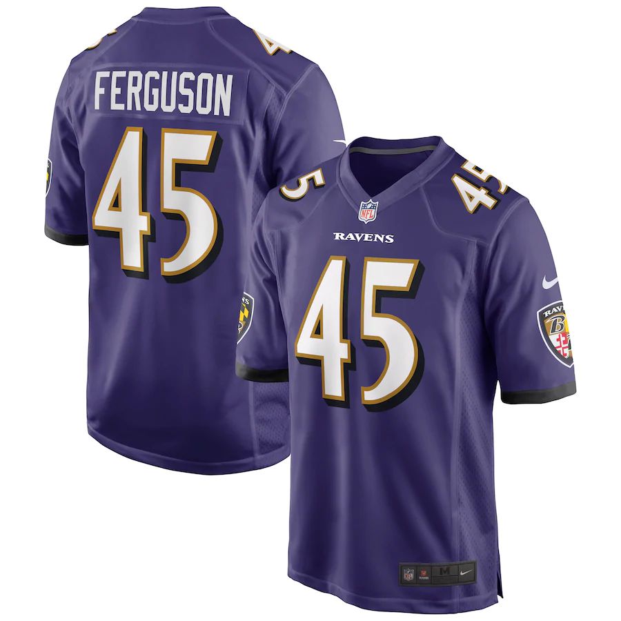 Men's Jaylon Ferguson Purple Player Limited Team Jersey