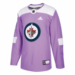 Women's Purple Hockey Fights Cancer Practice Team Jersey