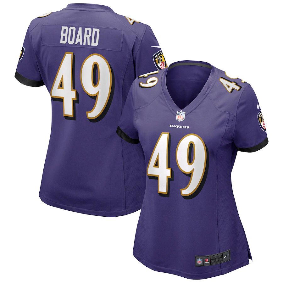 Women's Chris Board Purple Player Limited Team Jersey