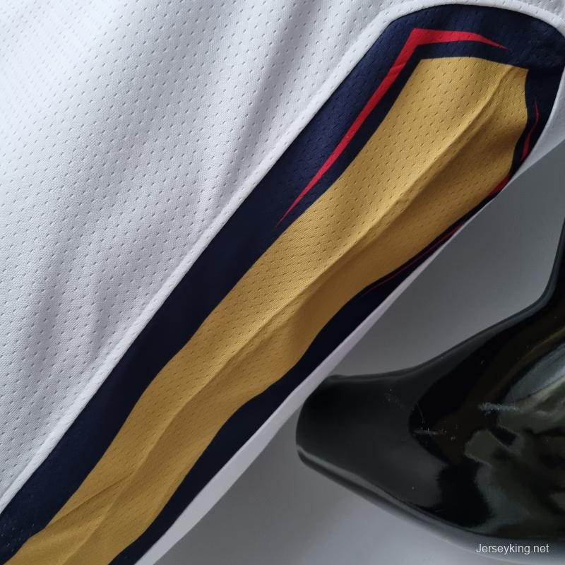 75th Anniversary New Orleans Pelicans Ingram #14 White NBA Jersey