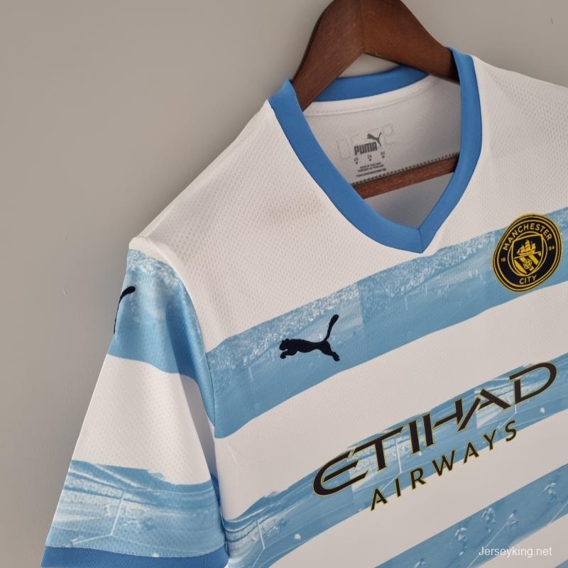 22/23 Manchester City Commemorative White Blue