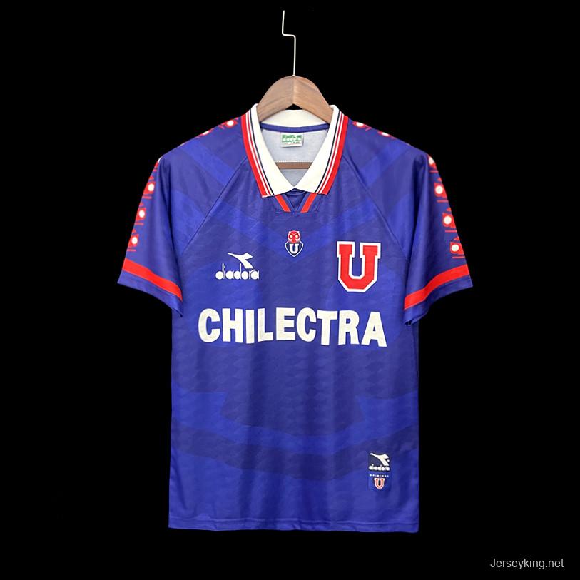 Retro 96 97 Universidad de Chile Home Soccer Jersey