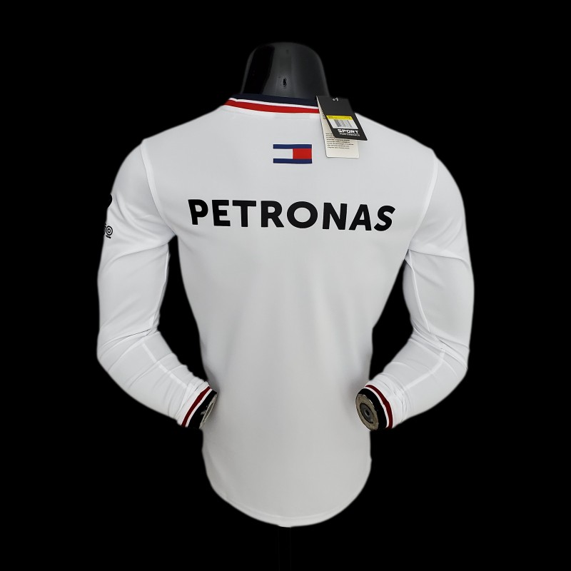 F1 Formula One 2022 Mercedes Long Sleeve White 