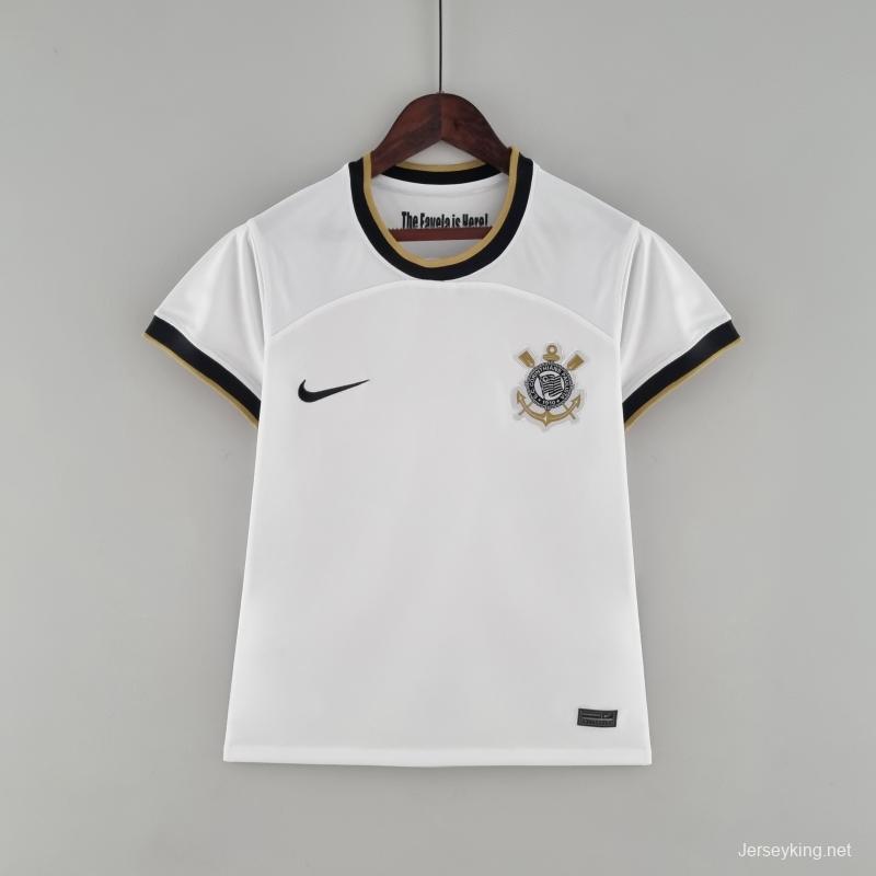 22/23 Women Corinthians Home  Soccer Jersey