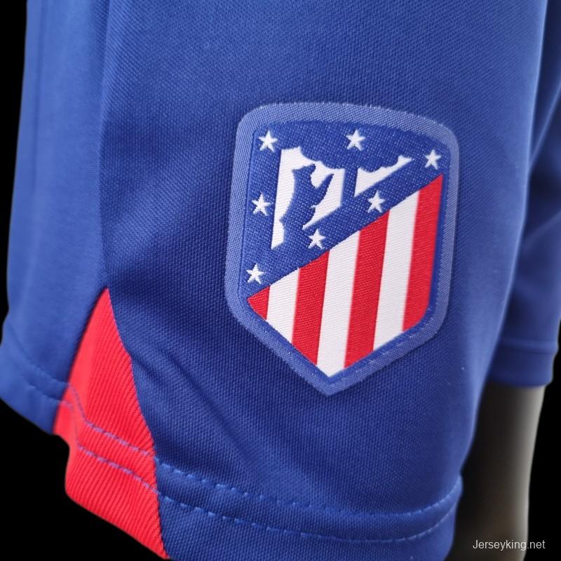 22/23 Kids Atletico Madrid Home 16-28 Soccer Jersey