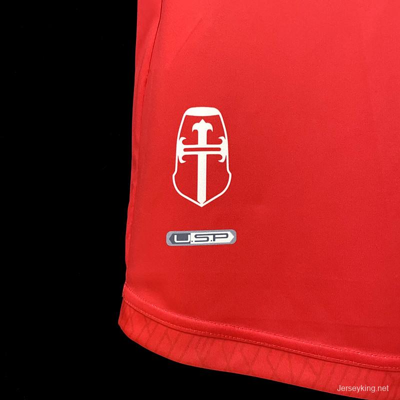 09 10 Catholic Home Red Soccer Jersey