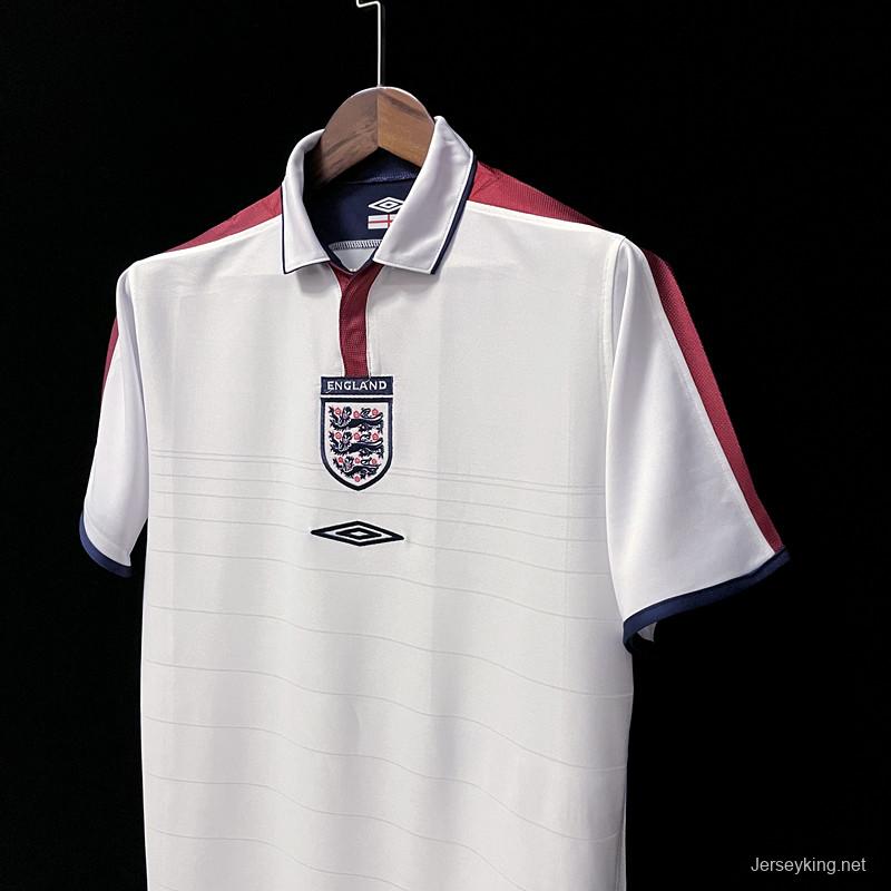 2004 England Home Soccer Jersey