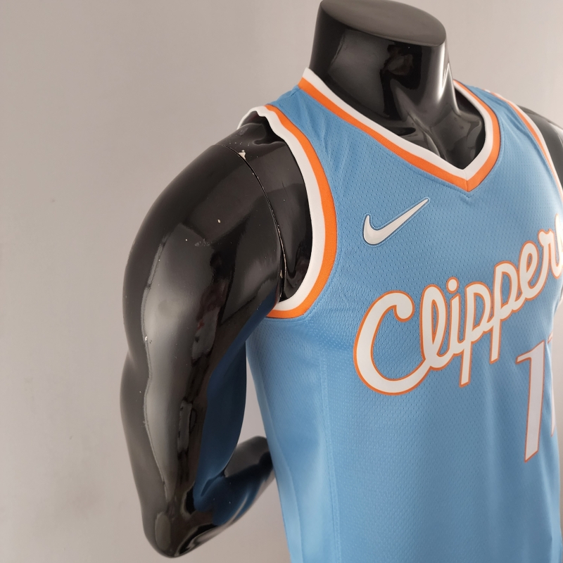 2022 WALL#11 Los Angeles Clippers City Edition NBA Jersey Blue