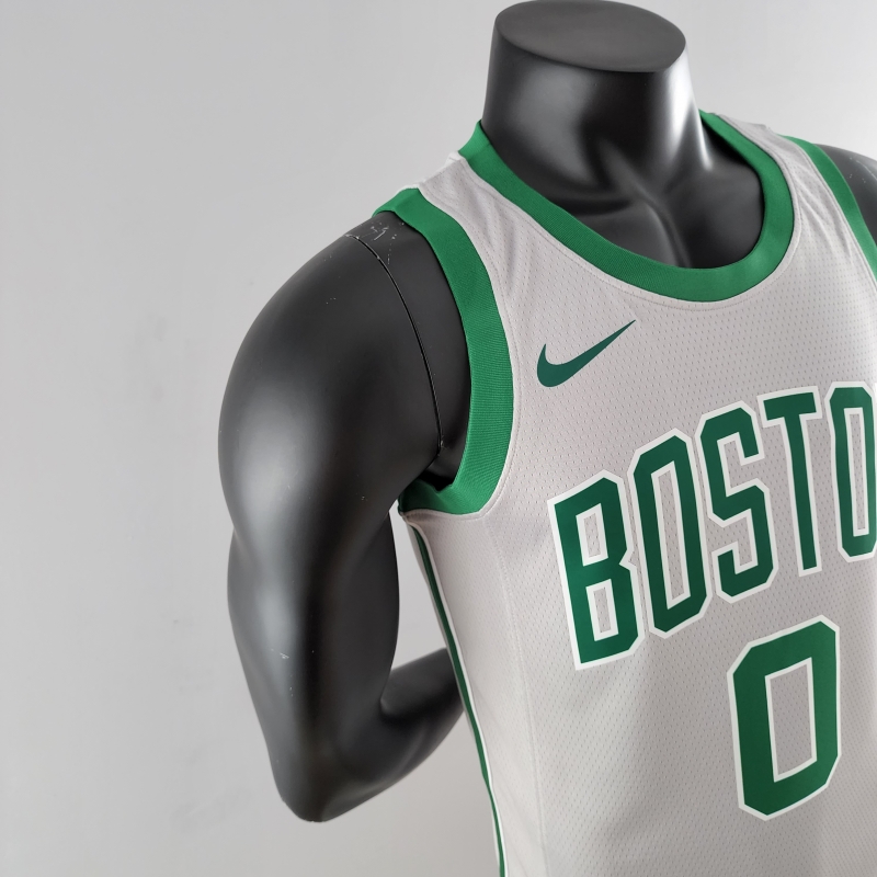 Tatum#0 Boston Celtics Grey NBA Jersey