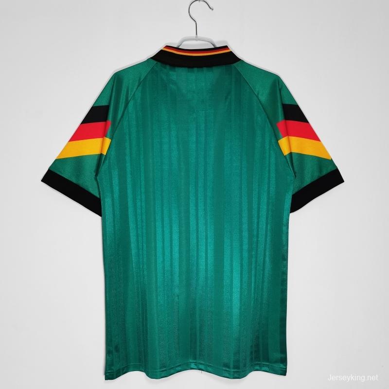 Retro 1992 Germany Away Soccer Jersey