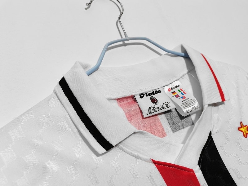 Retro 1995/96 AC Milan Away Soccer Jersey
