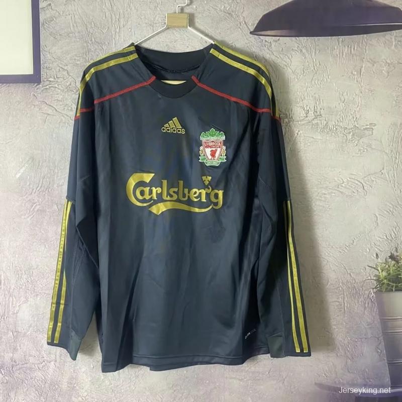 Retro 09/10 Liverpool Away Long Sleeve Jersey