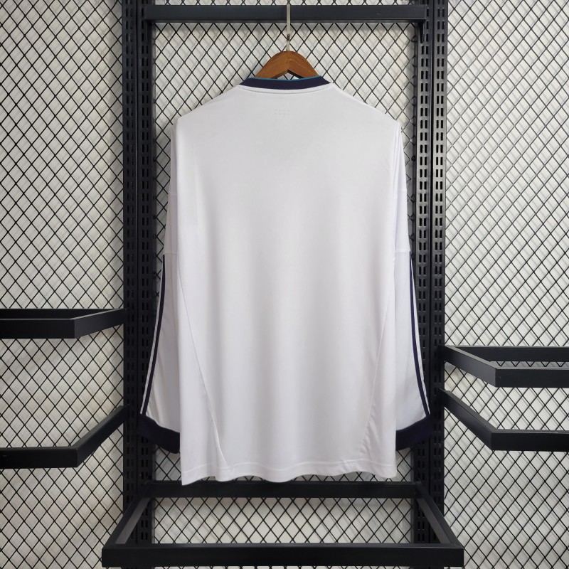 Retro Long Sleeve Retro 12/13 Real Madrid Home Jersey