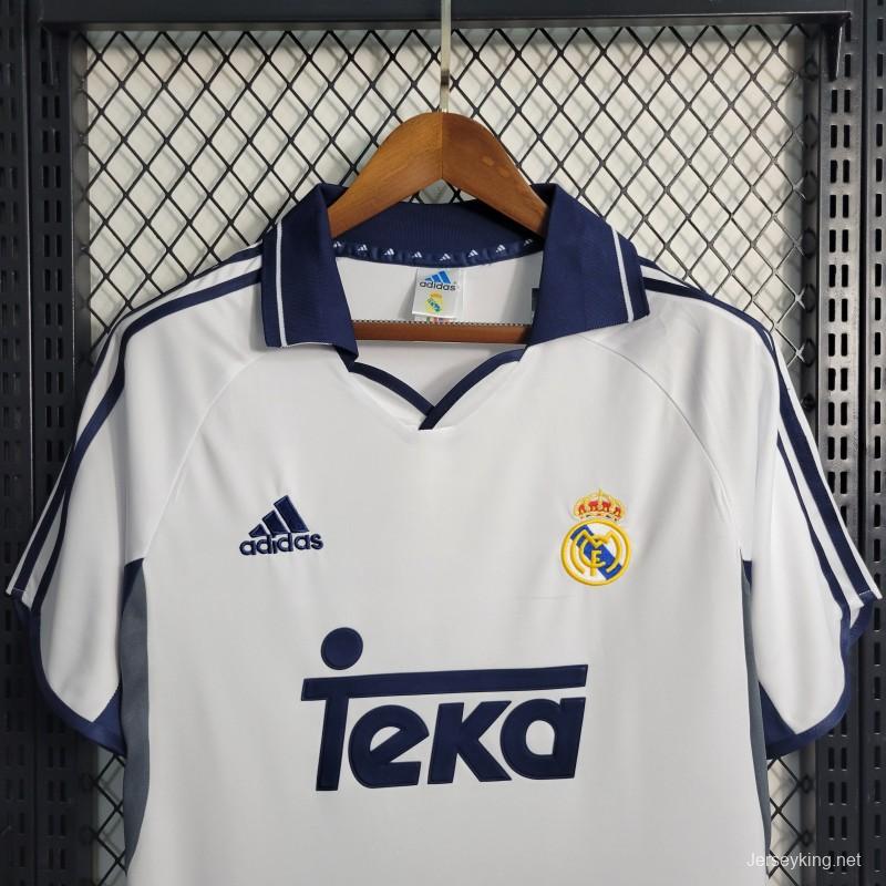 Retro 00-01 Real Madrid Home Jersey