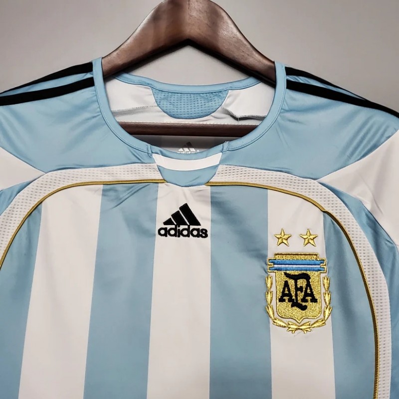 Retro 2006 Argentina Home Jersey