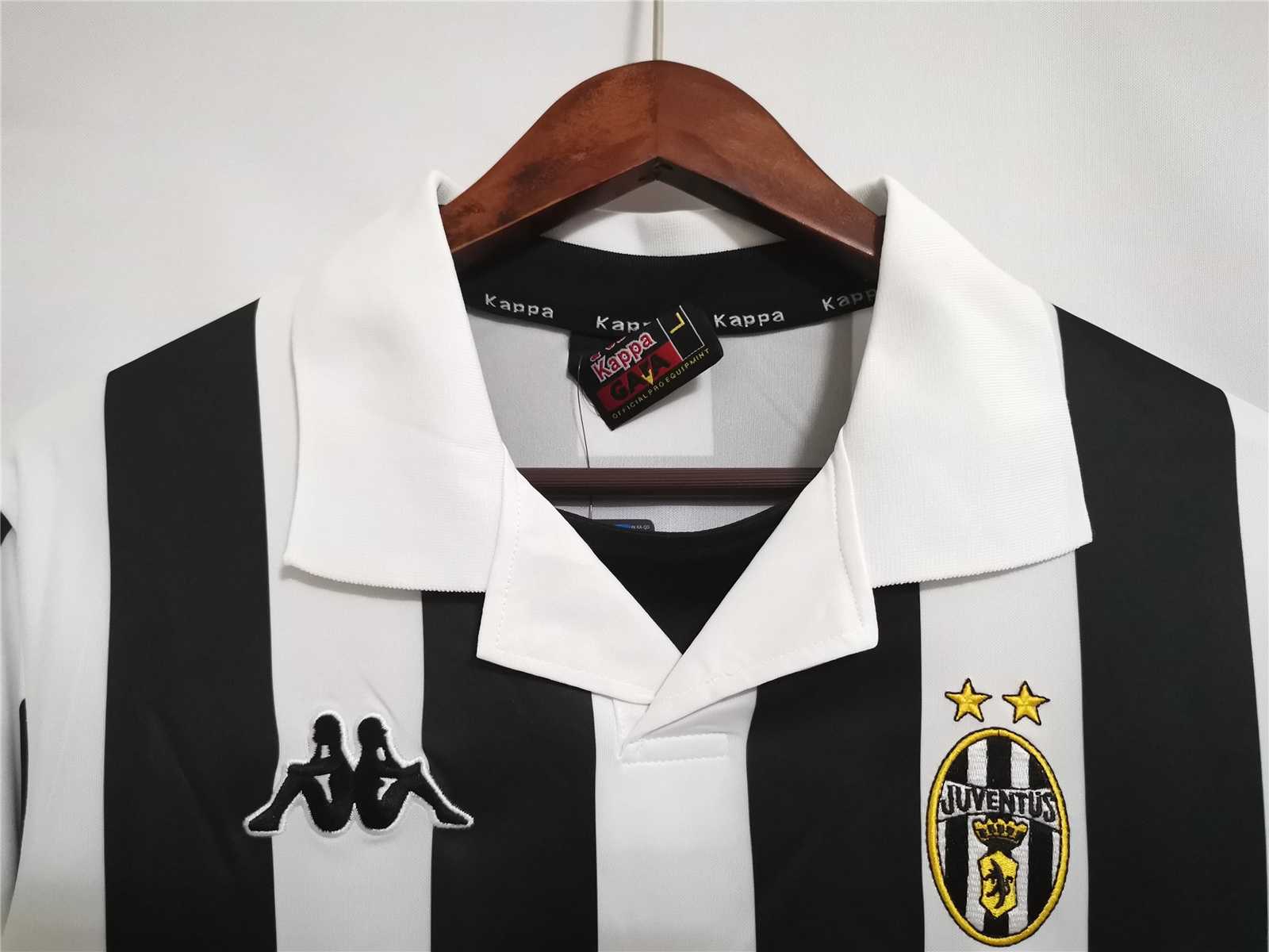Retro 99/00 Juventus Home Long Sleeve Jersey