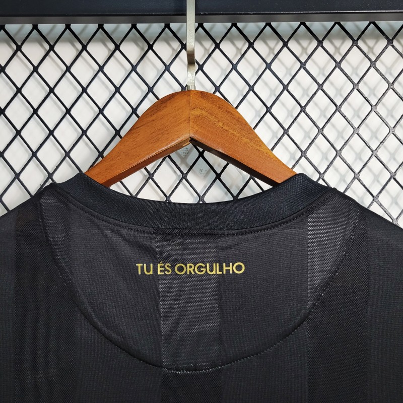 Retro 10/11 Corinthians Away Black Jersey