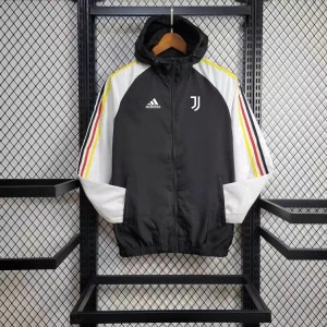 24/25 Juventus Black/White Windbreaker