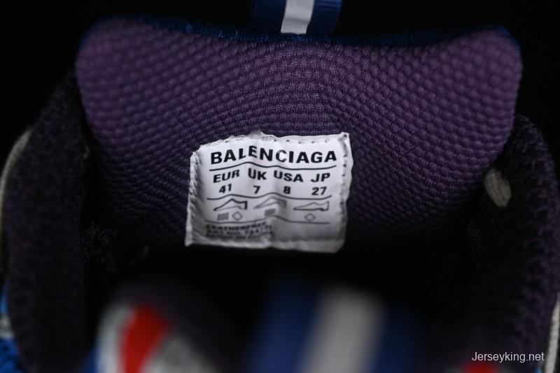 Balenciaga Phantom Sneaker 10th Generation Lace-Up Running Shoes with Transparent Heel Strap - W3XLL0525