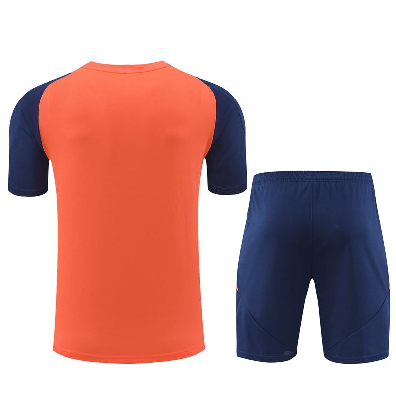 24/25 Manchester United Orange Short Sleeve Jersey+Shorts