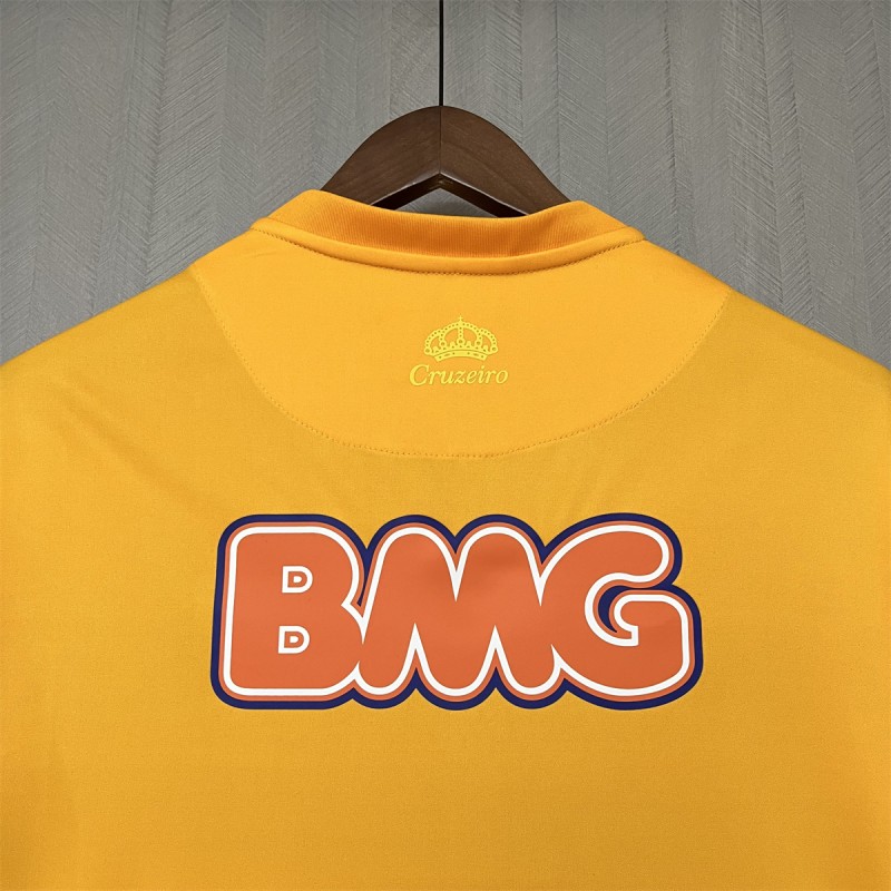 Retro 14/15 Cruzeiro Goalkeeper Yellow Jersey