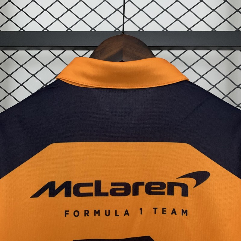 2025 Polo F1 Formula  Orange Mclaren  Jersey