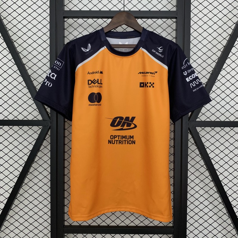 2025 F1 Formula Orange/Black Mclaren T-Shirt