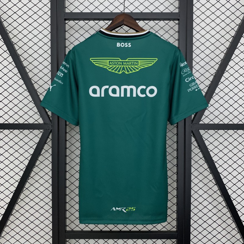 2025 F1 Formula Aston Martin Green T-Shirt