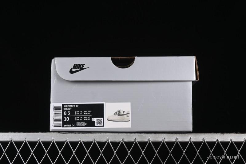 Stussy x Nike Air Force 1'07 Low Casual Sneakers - ZH0316-041