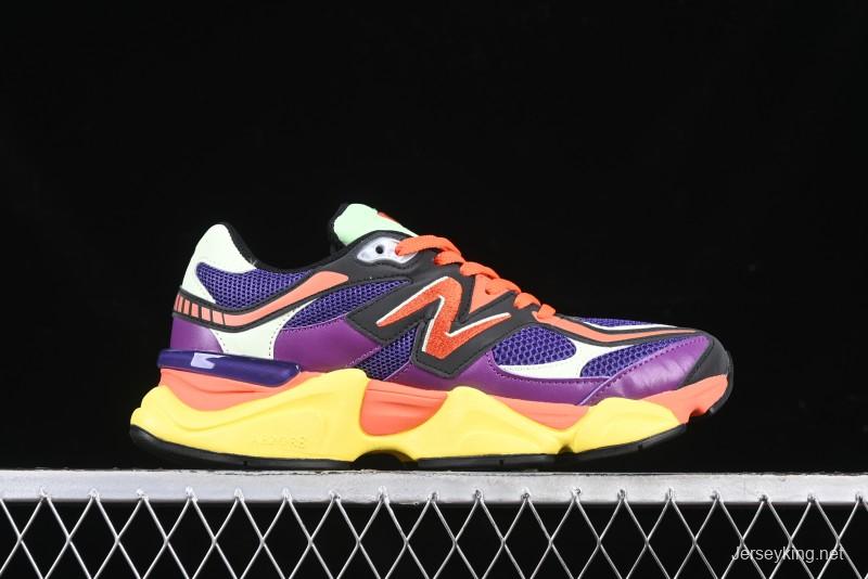 New Balance 9060 Retro Casual Running Sneakers with ABZORB Cushioning Technology - U9060NBX