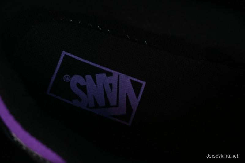 Vans Classics Knu Skool Black Purple Slip-On Shoes - VN0009QCSWE