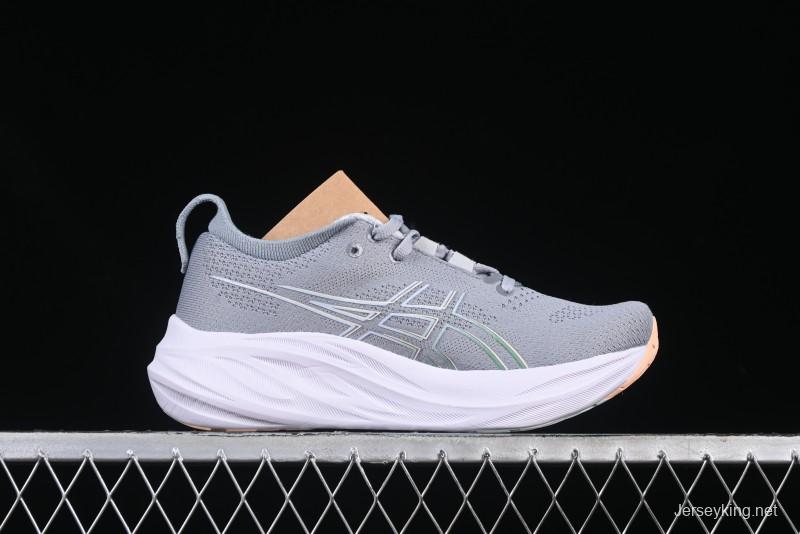 Asics Gel-Nimbus 26 Retro Breathable Casual Shoes Cushioned Men's Durable Running Shoes - 1012B601-020