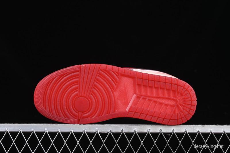 Nike Air Jordan 1 Low AJ1 Valentine's Day Jelly Pink Low-Top Lifestyle Basketball Shoes - HF3174-600