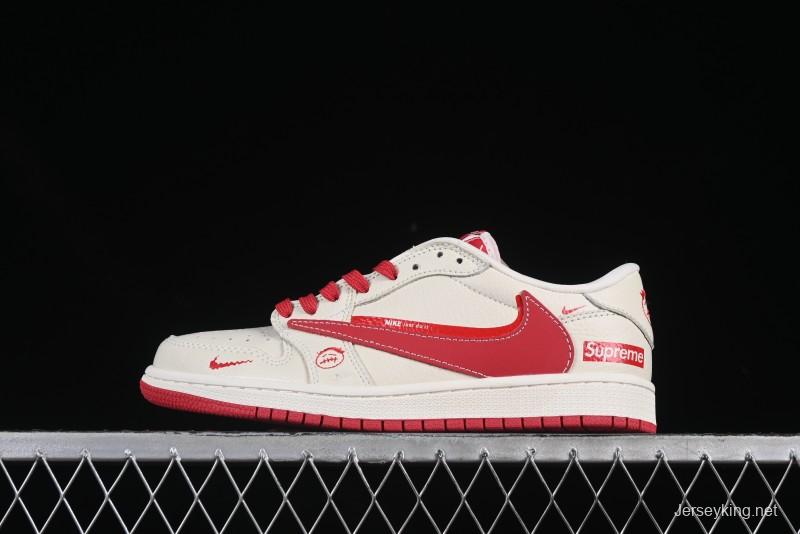 Nike Travis Scott x Fragment Design x Air Jordan 1 Low OG SP Sneakers - XS2024-006